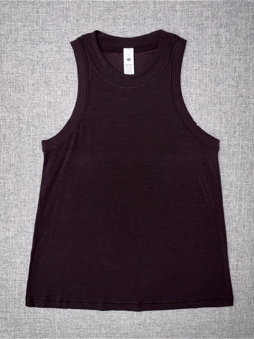 lululemon athletica size 2 chocolate brown tank